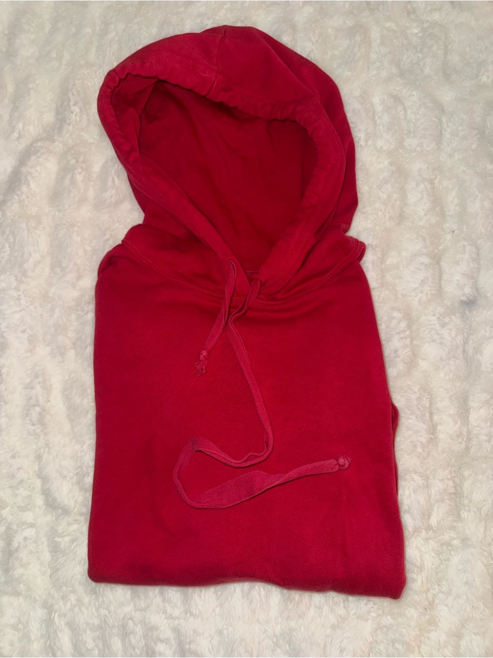 American Eagle Outfitters Red Hooded Sweatshirt